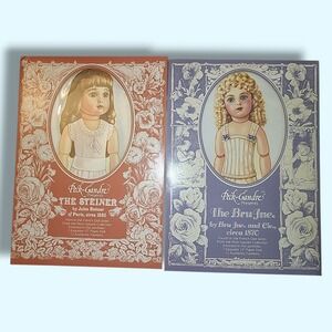 Set 2 Peck-Gandre Paper Dolls Uncut The Steiner & The Bru Jne French Doll Series